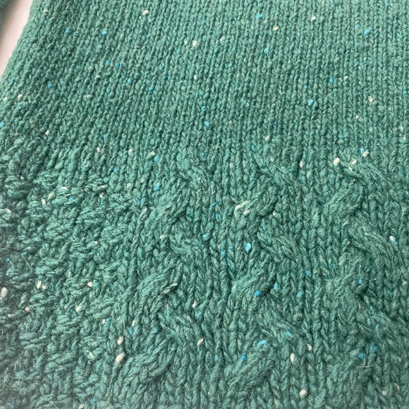 Islander Merino Wool and Cashmere Blend One-Button Cardigan Made In Ireland LG - Picture 6 of 6